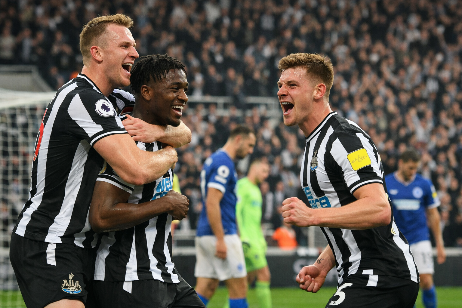 Feature image for Newcastle beat Brighton 3-1 to end losing run and lift pressure on Eddie Howe