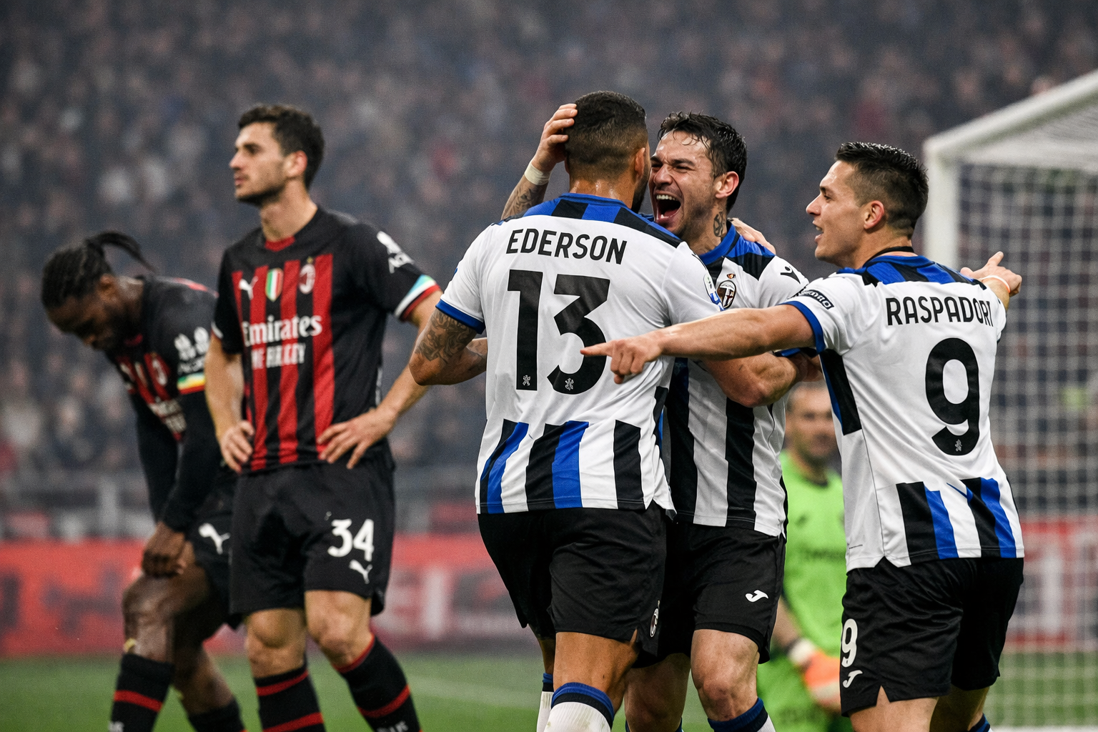 Feature image for Atalanta punish Milan’s fragility at San Siro to tighten the Serie A race