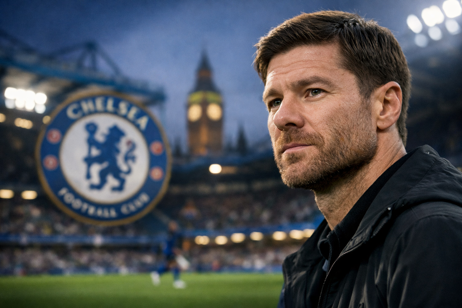 Feature image for Chelsea make contact with Xabi Alonso as search begins after Liam Rosenior exit